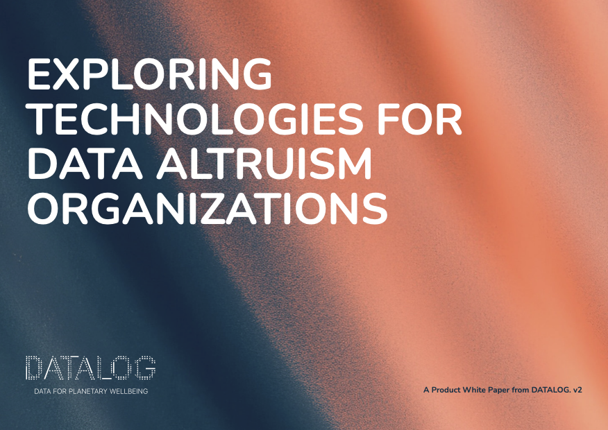 Exploring Technologies for Data Altruism Organizations